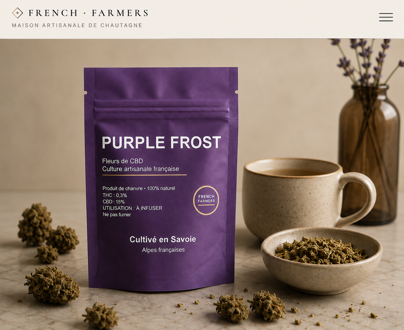 Packaging Purple Frost French Farmers